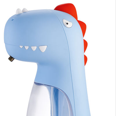 욕실 공룡 데스크톱 플러시 라이트 음악 전기 다기능 자동 폼 비누 분배기 260ml USB 어린이 귀여운